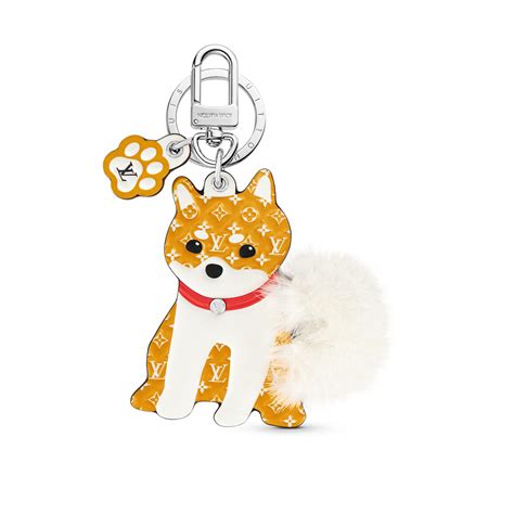 louis vuitton fox tail bag charm|LV Shiba Key Holder and Bag Charm S00 .